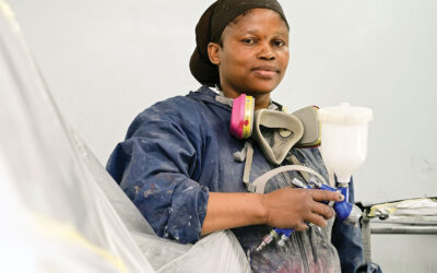 A PASSIONATE AUTOMOTIVE REFINISHER BREAKING DOWN BARRIERS